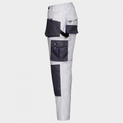 Pantaloni de lucru KASTOR ALB