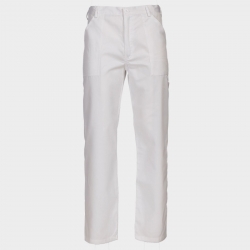 Pantaloni de lucru PLUTONN T/C ALB
