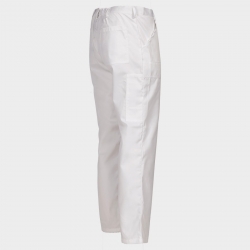 Pantaloni de lucru PLUTONN T/C ALB