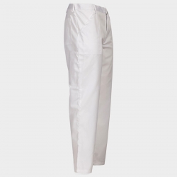 Pantaloni de lucru PLUTONN T/C ALB
