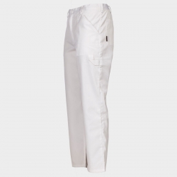Pantaloni de lucru PLUTONN T/C ALB