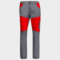 Pantaloni de lucru EOS STRETCH RED/GREY