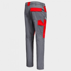 Pantaloni de lucru EOS STRETCH RED/GREY