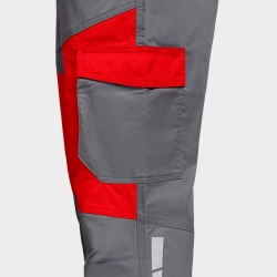 Pantaloni de lucru EOS STRETCH RED/GREY