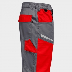 Pantaloni de lucru EOS STRETCH RED/GREY