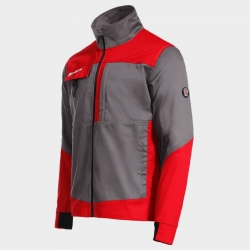 Jachetă de lucru EOS STRETCH RED/GREY