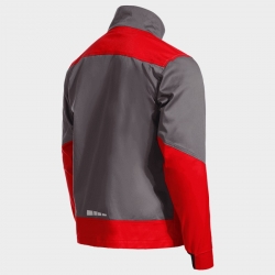 Jachetă de lucru EOS STRETCH RED/GREY