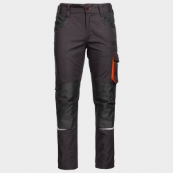 Pantaloni de lucru KASTOR STRETCH GREY/ORANGE