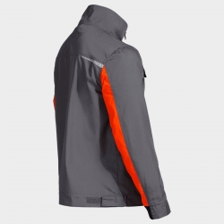 Jachetă de lucru PRISMA LIGHT STRETCH GRI/PORTOCALIU