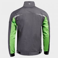 Jachetă de lucru PRISMA LIGHT STRETCH GRI/VERDE