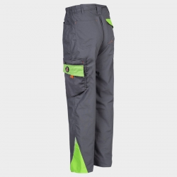 Pantaloni de lucru PRISMA LIGHT STRETCH GRI/VERDE