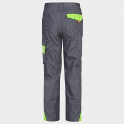 Pantaloni de lucru PRISMA LIGHT STRETCH GRI/VERDE