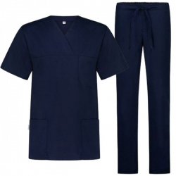 Set medical de lucru Angel albastru închis