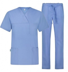 Set medical de lucru Angel albastru deschis