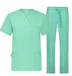 Set medical de lucru Angel verde menta