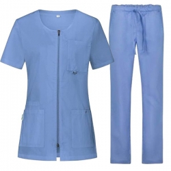 Set de lucru damă STELLA – albastru medical