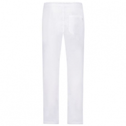 Set medical feminin Silvia cu pantaloni Alessi – alb