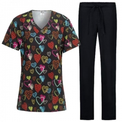 Set medical de lucru ISABELLA Colour Love – tunică și pantaloni