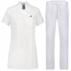 Set medical pentru femei MARCELLA – alb