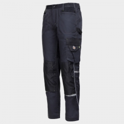 Pantaloni de lucru PRISMA SPANDEX GRI/NEGRU