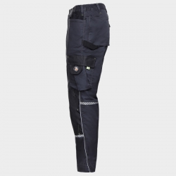 Pantaloni de lucru PRISMA SPANDEX GRI/NEGRU