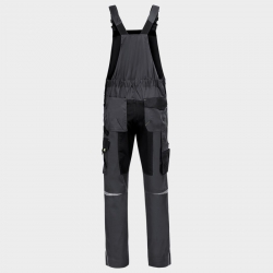 Salopetă de lucru PRISMA SPANDEX GRI/NEGRU