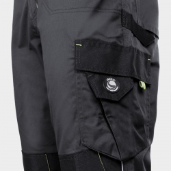 Salopetă de lucru PRISMA SPANDEX GRI/NEGRU