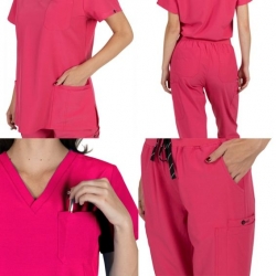 SET DE LUCRU Medical BELLA Fucsia