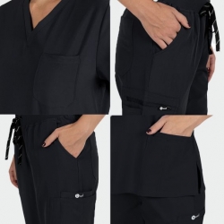 SET DE LUCRU Medical BELLA Negru