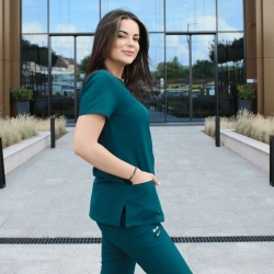 SET DE LUCRU Medical BELLA Verde Caraibe