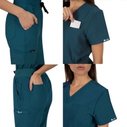 SET DE LUCRU Medical BELLA Verde Caraibe