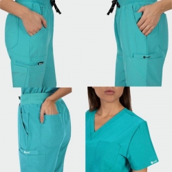 SET DE LUCRU Medical BELLA teal