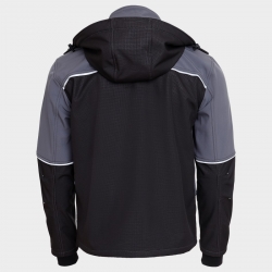 Jachetă softshell PRISMA SOFTSHELL 2.0 NEGRU/GRI
