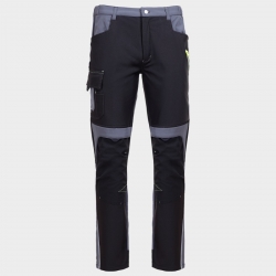 Pantaloni de lucru PRISMA SOFTSHELL 2.0 NEGRU/GRI