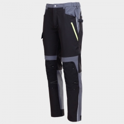 Pantaloni de lucru PRISMA SOFTSHELL 2.0 NEGRU/GRI