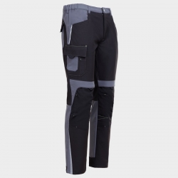 Pantaloni de lucru PRISMA SOFTSHELL 2.0 NEGRU/GRI
