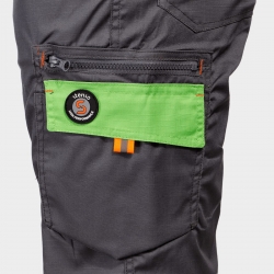Pantaloni scurți de lucru PRISMA LIGHT STRETCH GRI
