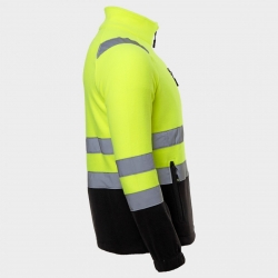 Hanorac reflectorizant PRISMA HV YELLOW FLEECE