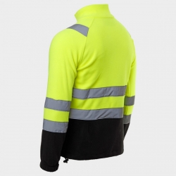 Hanorac reflectorizant PRISMA HV YELLOW FLEECE