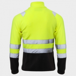 Hanorac reflectorizant PRISMA HV YELLOW FLEECE