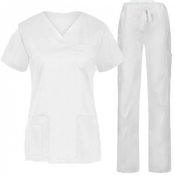 Set de lucru pentru femei Andrea alb