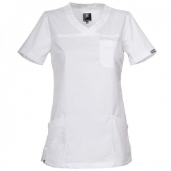 Set de lucru pentru femei Victoria alb cu pantaloni Barisa
