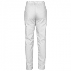 Set de lucru pentru femei Victoria alb cu pantaloni Barisa