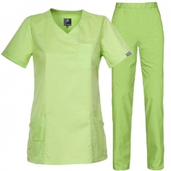 Set de lucru pentru femei Victoria verde deschis cu pantaloni Barisa