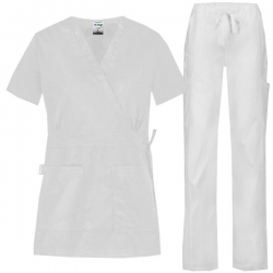 Set de lucru pentru femei Laura, alb