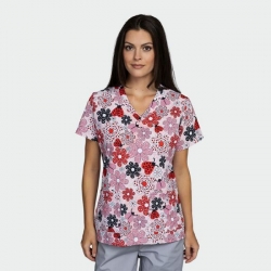 Set de lucru Isabella Ladybug, tunică cu pantaloni Alessi, gri