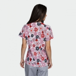 Set de lucru Isabella Ladybug, tunică cu pantaloni Alessi, gri