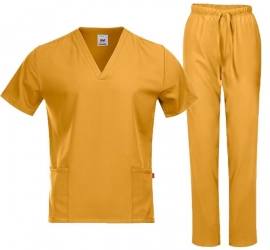 Set medical de lucru VELILLA muștar