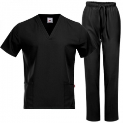 Set medical de lucru VELILLA negru