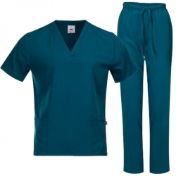 Set medical de lucru VELILLA petrol